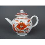 Porcelain Iron red teapot