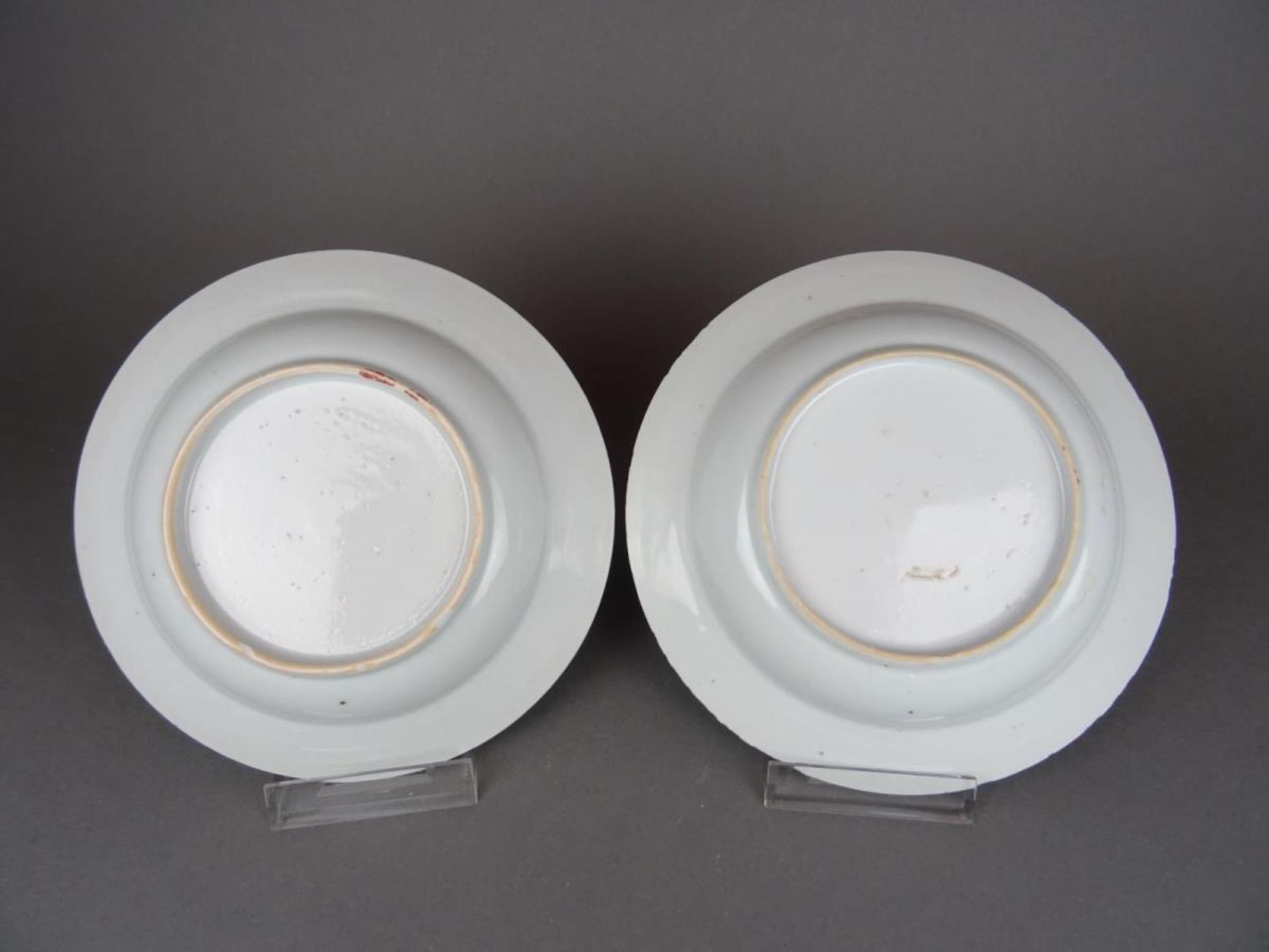 Two porcelain B/W Plates - Image 7 of 8