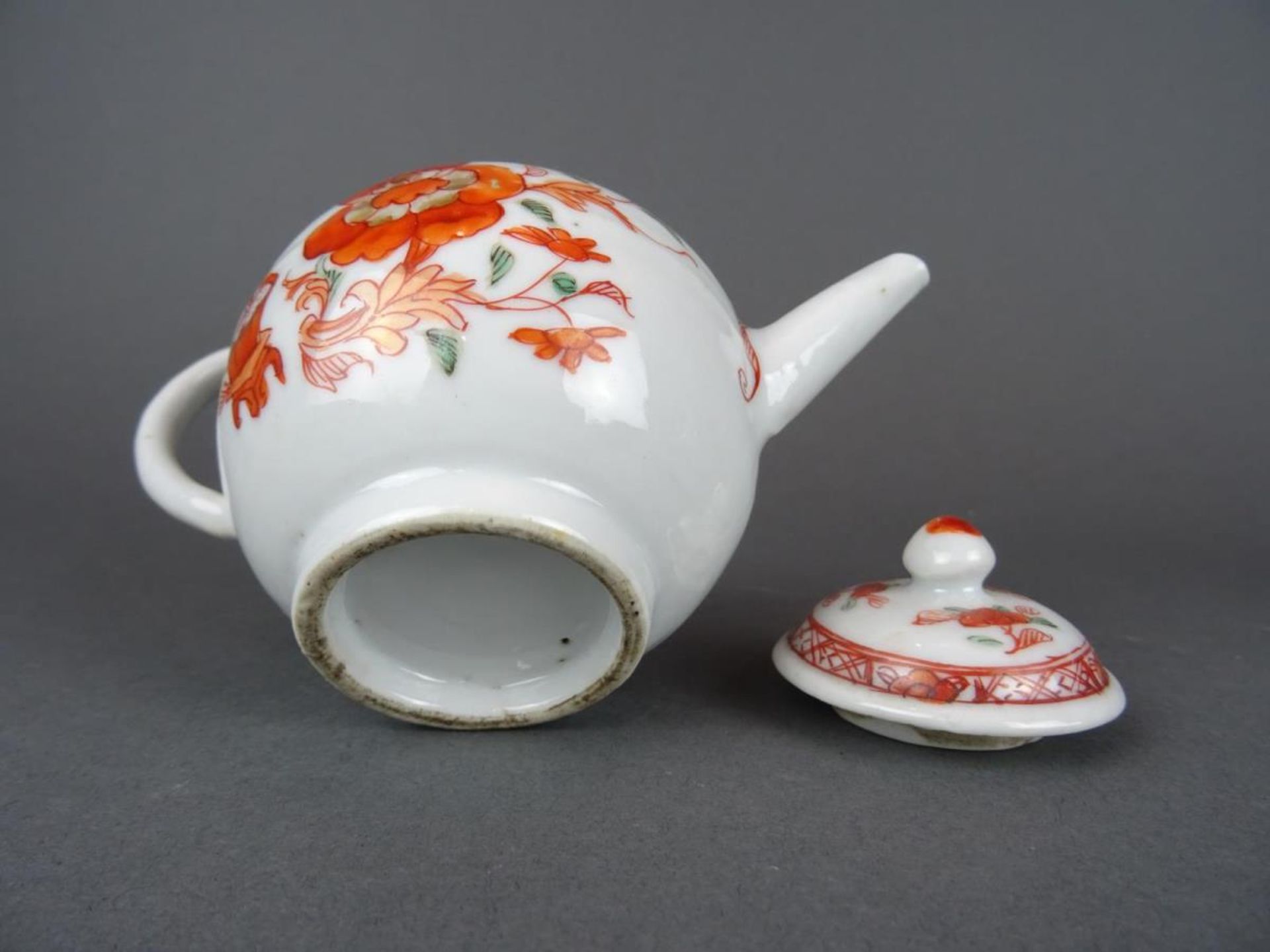 Porcelain Iron red teapot - Bild 3 aus 4