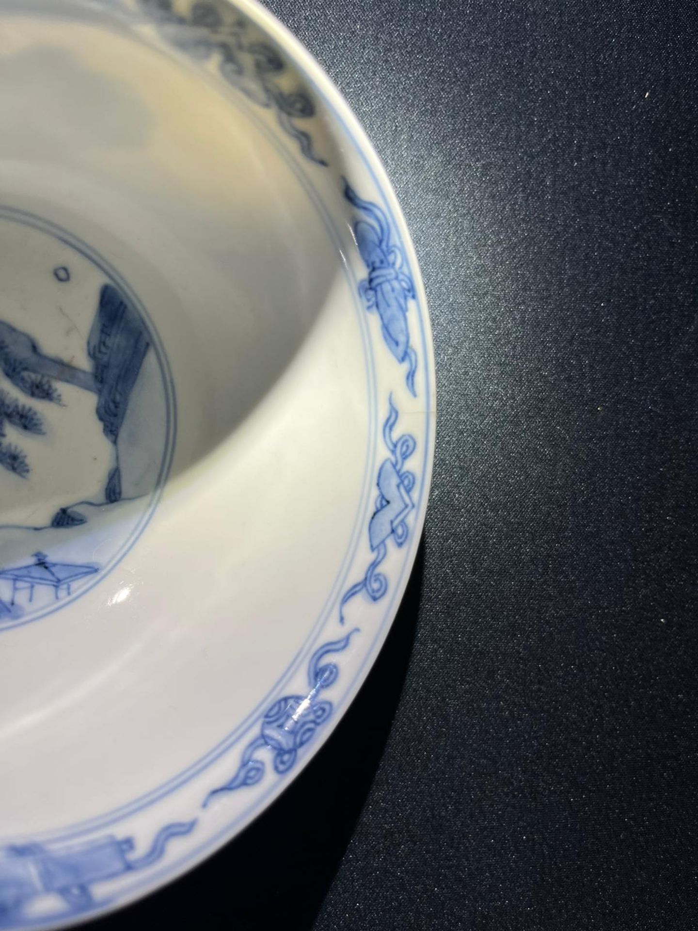 Porcelain B/W bowl - Bild 8 aus 9