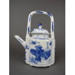 Porcelain B/W teapot