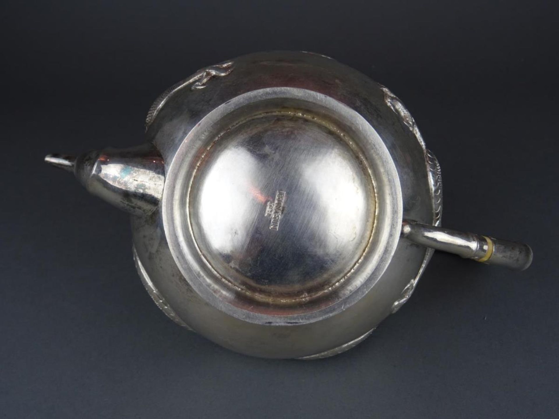 Chinese Export silver teapot - Bild 5 aus 6