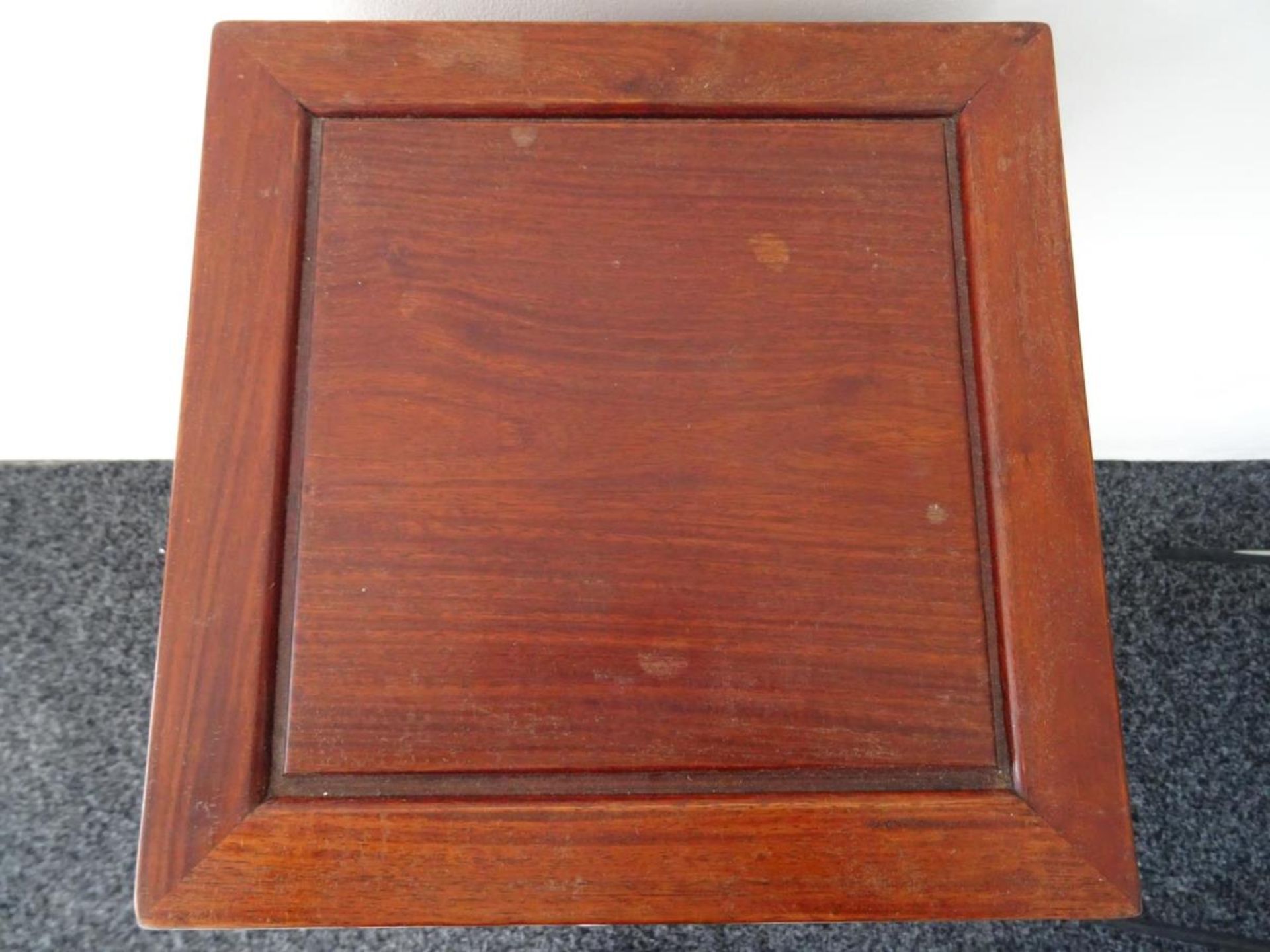 Mahogany wooden stand - Bild 4 aus 4