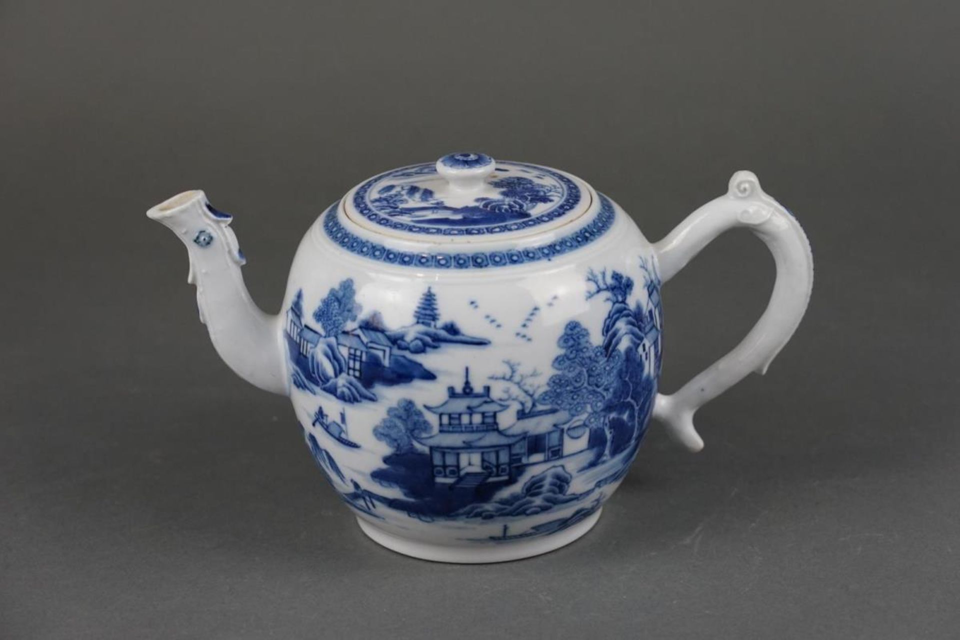 Porcelain B/W teapot - Bild 5 aus 5