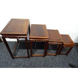 Four sets Mahogany wooden stand