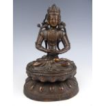 Bronze sculpture buddha