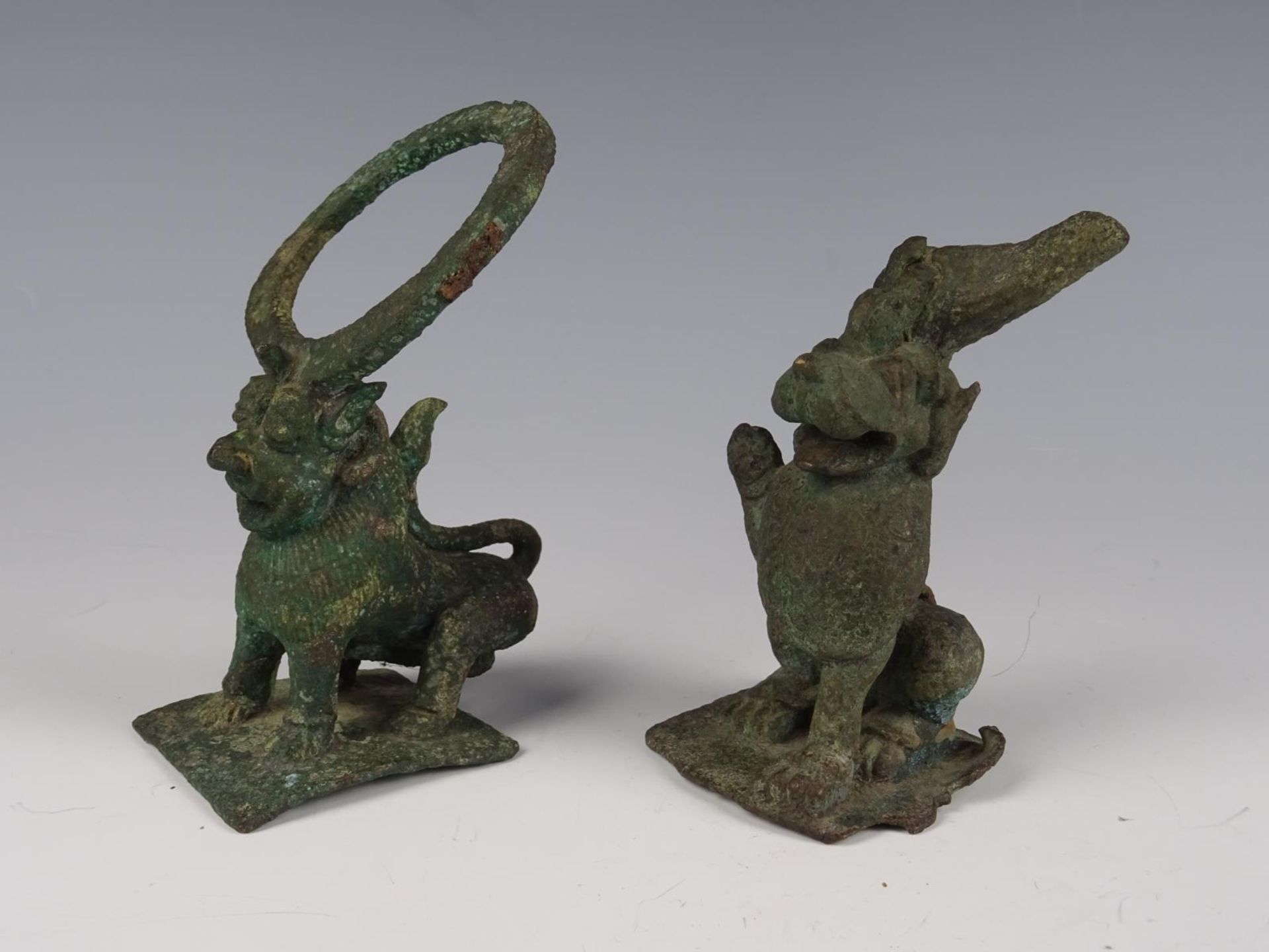 Two bronze statues - Image 4 of 5
