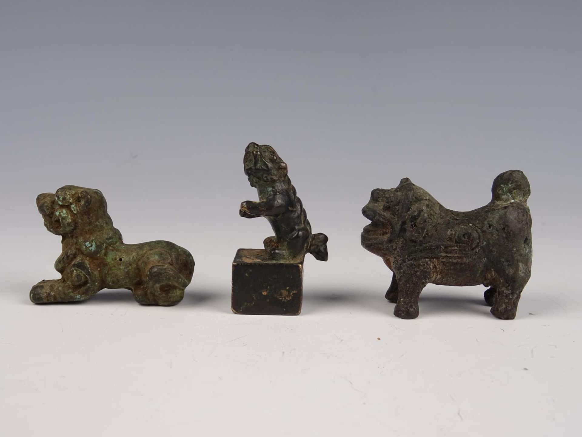 Three Bronze sculptures