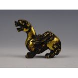 Gilt bronze sculpture statue