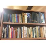 2 SHELVES OF HARDBACK MISC BOOKS