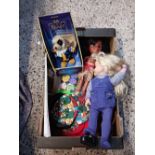 CARTON WITH 2 DOLLS,