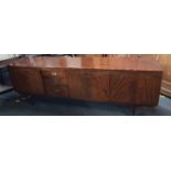 GREAVES & THOMAS SIDEBOARD & DINING CHAIR WITH SIMILAR STYLE DINING TABLE & 6 CHAIRS,