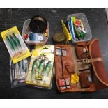 CARTON WITH MISC FISHING LURES INCL;