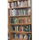 5 SHELVES OF MIXED HARDBACK BOOKS