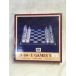 BOXED 3 IN 1 GAME SET