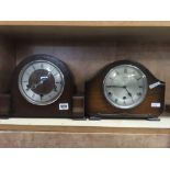 2 MANTLE CLOCKS