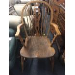 WINDSOR STYLE ARMCHAIR