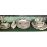 APPLE PATTERNED CHINAWARE