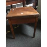 MAHOGANY ENVELOPE GAMES TABLE