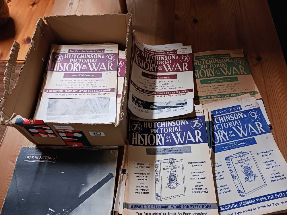 CARTON OF HISTORY OF WAR PAMPHLETS