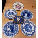 ROYAL WEDGWOOD WALL PLATES & JUBILEE SPOONS