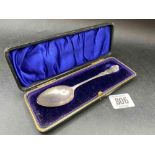 SILVER CHRISTENING SPOON BIRMINGHAM 1900 - 20.