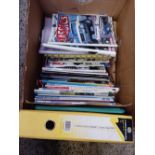 CARTON WITH MISC CLASSIC CAR MAGAZINES & OTHERS