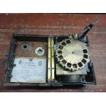 VINTAGE GERMAN PIGEON RACING CLOCK BY BENZING, VERY OLD,