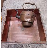 COPPER KETTLE & COPPER TRAY