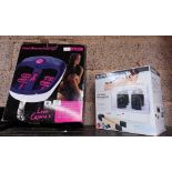 TOTAL HEAVEN FOOT SPA IN BOX & A SILVER CREST HOT STONE MASSAGE SET