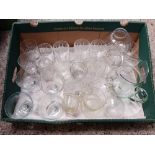 CARTON OF MISC GLASSWARE