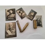 2 X TRENCH ART WWI LIGHTERS & A PIPE TAMPER & SPOON