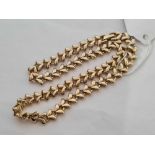 A GOLD PLATED NECK CHAIN