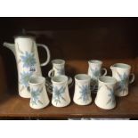 PART TEA SET HAND PAINTED BY BOULTON