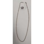 A SILVER NECK CHAIN