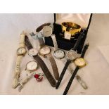 VARIOUS WRIST WATCHES ETC