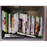 CARTON OF XBOX GAMES