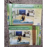 2 BOXED SINGLE MATTRESSES FOR GUEST & CAMPING