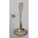 A SCOTTISH SILVER SAUCE LADLE,