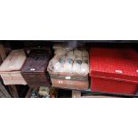 SHELF WITH CARTON OF WOOL, NEW IN PACKETS,