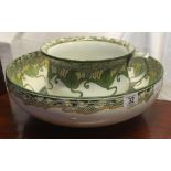 DOULTON BURSLEM CHAMBER POT & WASH BOWL,