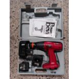 CASED POWER DEVIL CORDLESS HAMMER DRILL