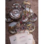 QTY OF MISC COLLECTORS PLATES BY DAVENPORT,