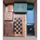 CARTON WITH MISC TRINKET BOXES INCL;