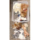 2 CARTONS OF MISC CHILDREN'S SOFT TOYS