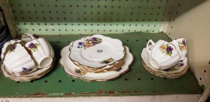 QTY OF CUPS & SAUCERS & SANDWICH PLATES