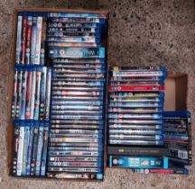 4 CARTONS OF MISC DVD'S & BLU RAYS