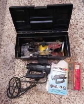 ROTO ZIP SPIRAL SAW POWER TOOL WITH ATTACHMENT IN CARRY CASE