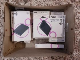 CARTON WITH QTY OF GOJI SLIM POWER BANK CHARGING TABLETS