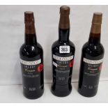 3 BOTTLES OF TIO NICO CREAM SHERRY